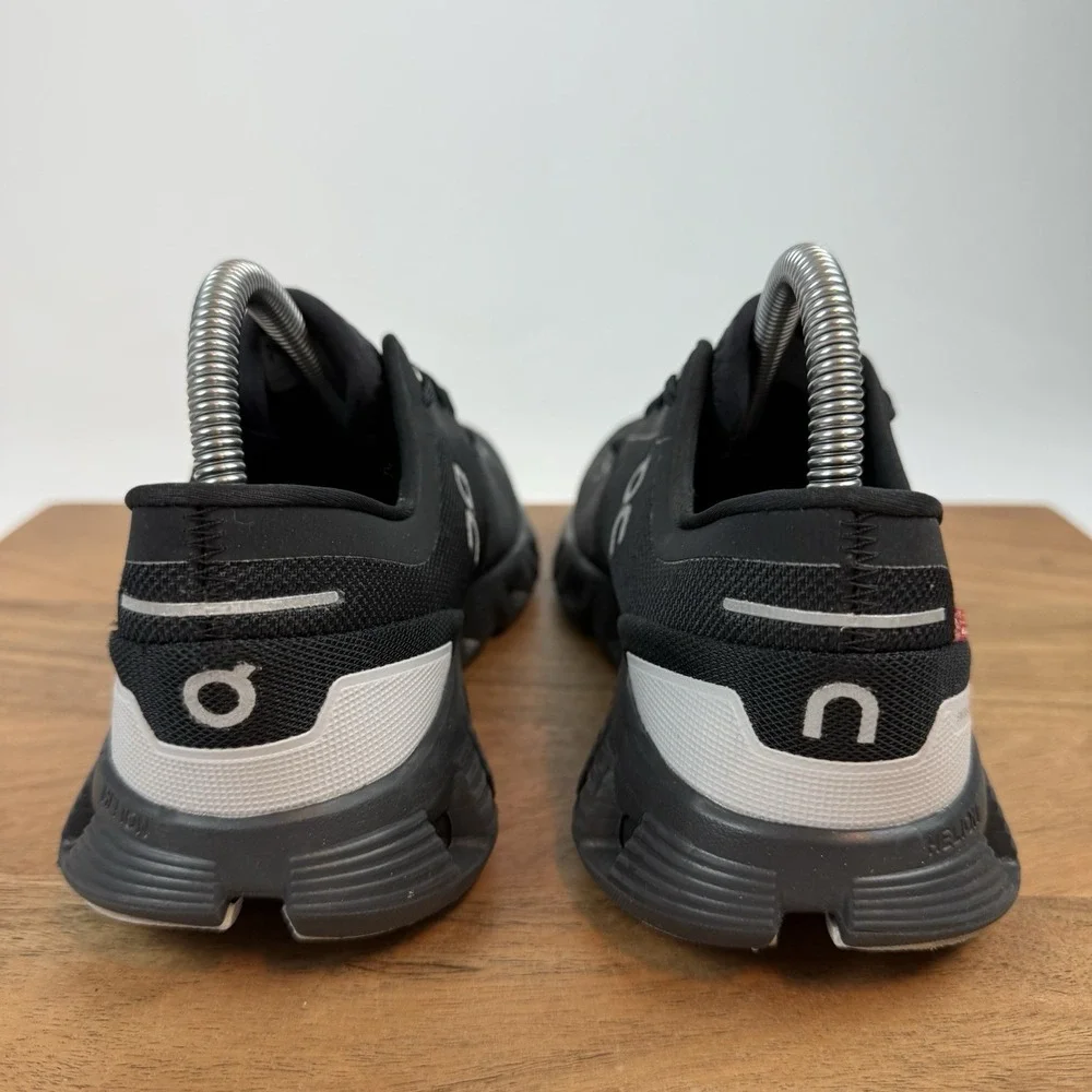 Womens On Cloud X3 Black Mesh Athletic Gym Running Sneakers Shoes Size 9 M EUC - Picture 4 of 8
